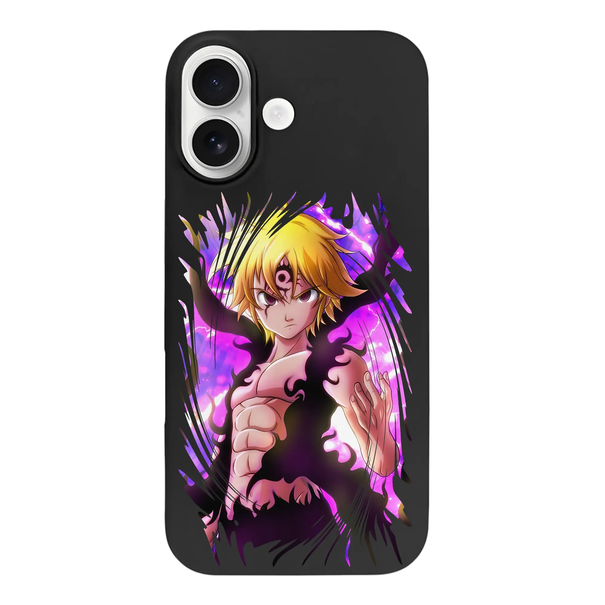 七つの大罪 グッズ メリオダス - iPhone 17 シリーズ シリコンケース 薄型 耐衝撃 指紋防止 ソフトタッチカバー 精密フィット 傷防止 保護ケース iPhone 17/17 Air/17 Pro/17 Pro Max 対応